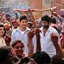 Mahesh Babu, Kajal Aggarwal, and Vennela Kishore in Brahmotsavam (2016)